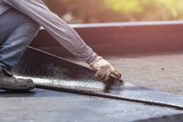 Professional Waterproofing technician working in Bethel, MN
